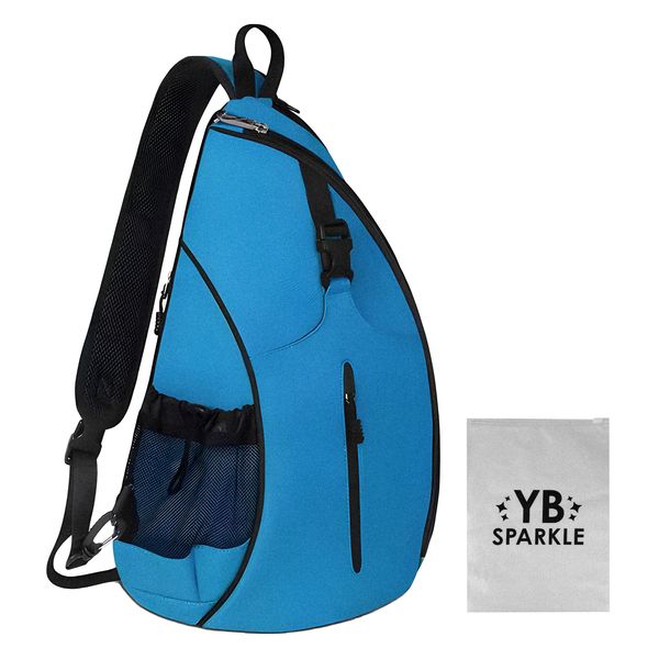 Tennis Sports Racket Sling Backpack Crossbody Bag &amp; Storage Bag