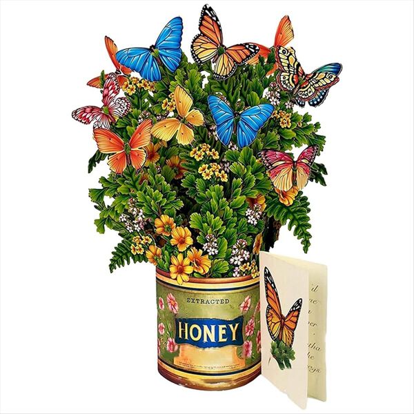 Greeting Cards For Mom Pop-Up Flower Cards 3D Birthday Card