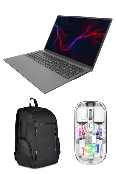 Packard Bell Senna i5 15.6" FHD Laptop + Backpack &amp; Mouse Bundle