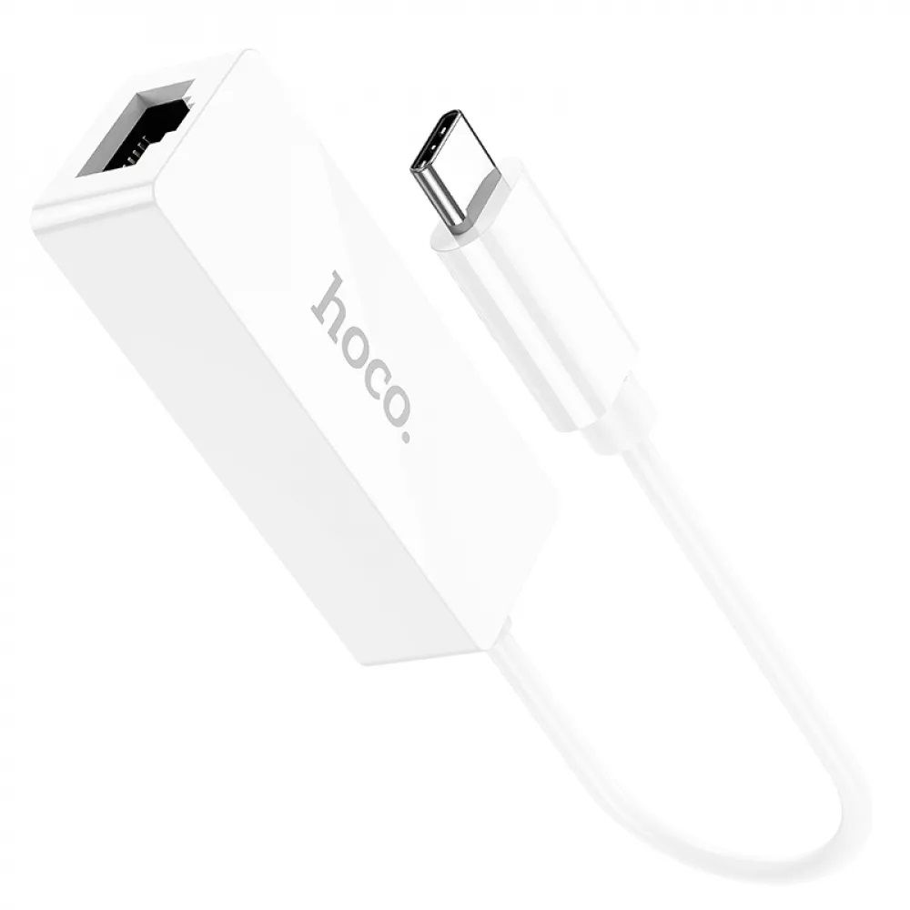 Type c to ethernet adapter 100 mbps hoco ua22 shop today get it