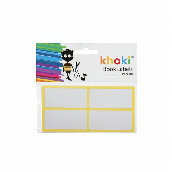 Chic Pack of 80 Stylish Book Labels