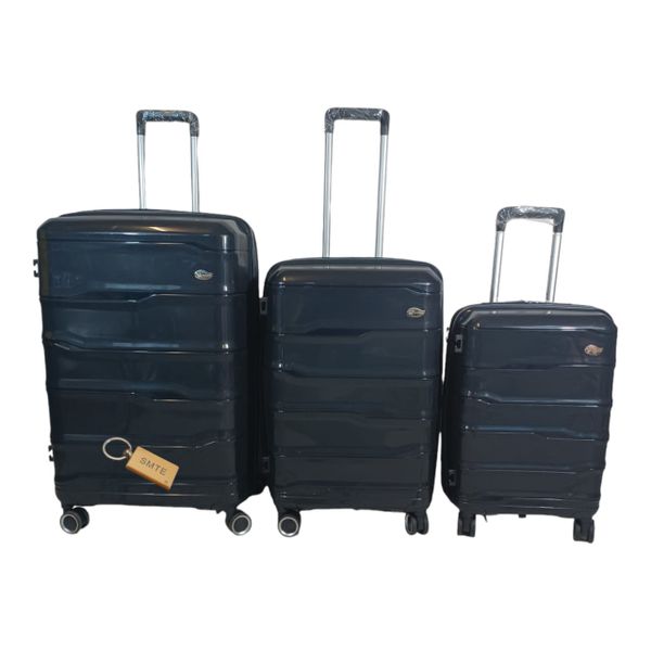 Smte - Elite New Dec Hard Outer Shell Luggage With Smte Bag Tag - 3 Piece