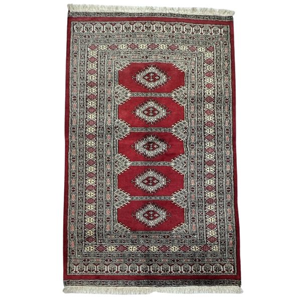 RUGS OF PERSIA Hand Made Bukhara Jaldar 157 x 97cm Rug