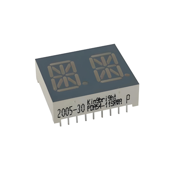 PDA54-11SRWA - 2 Char 14Seg LED Display 13.8mm Super Bright Red CA