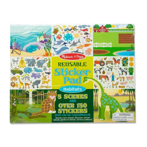 Melissa &amp; Doug Habitats Reusable Sticker Pad image
