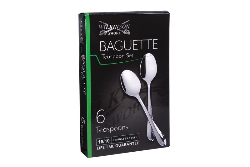 Wilkinson Sword Baguette 6 Pieces Teaspoon Set