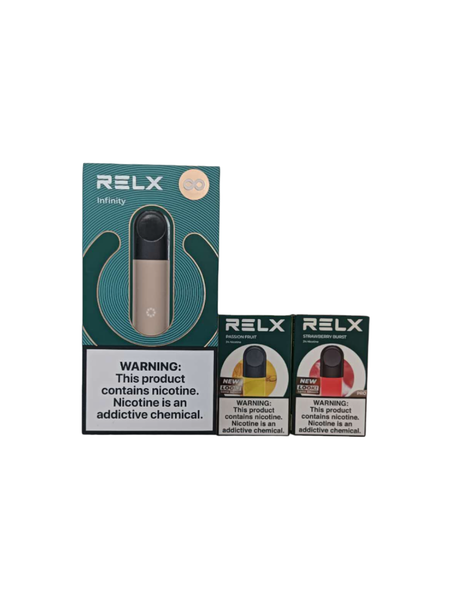 RELX Infinity Gold Kit with 2 Pods - 380mAh