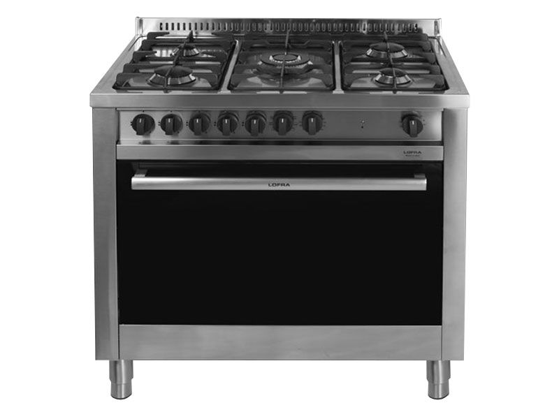 Lofra Maxima Stainless Steel 90cm Gas Top Gas Oven