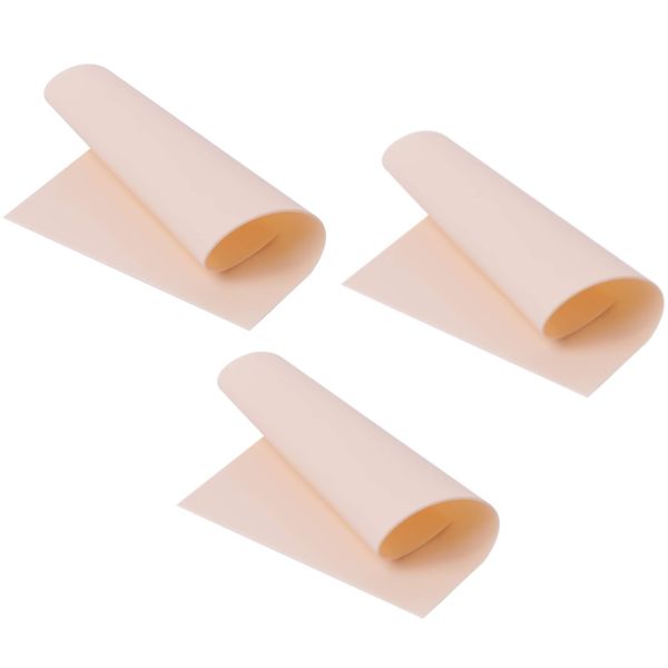 Decor Rubber Blank Tatto Skin Practice Mat 3Pcs 19cm