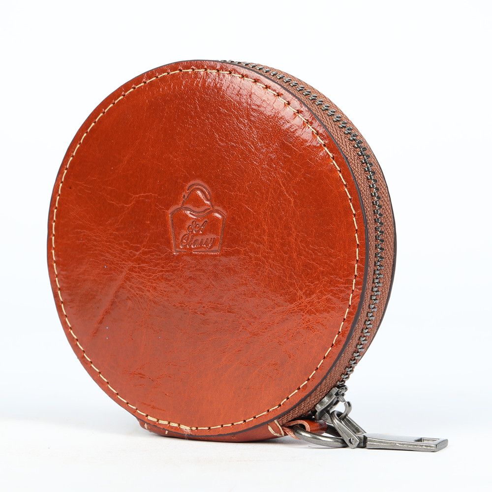 SACLASSY Genuine Leather Coin Wallet Key Holder Case Coin Pouch Best Gift