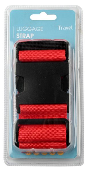 TravelQuip Luggage Strap with Combination Lock - Red