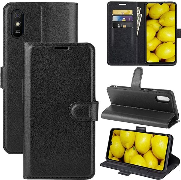 Tuff-Luv Essential Folio case &amp; stand for Xiaomi Redmi 9A - Black