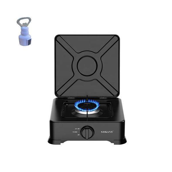 Sokany-Gas Stove Single Burner With A Bottle Opener
