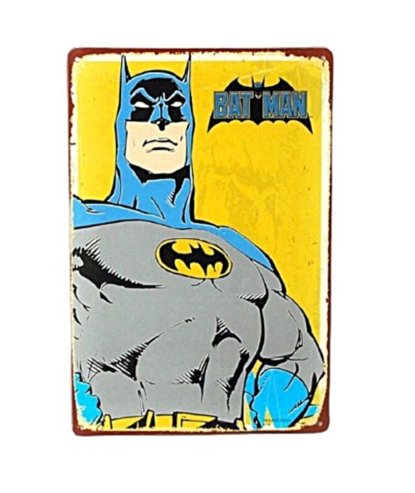 BATMAN Vintage Style Metal Bar Sign For Bar Wall Decor Shop Today 