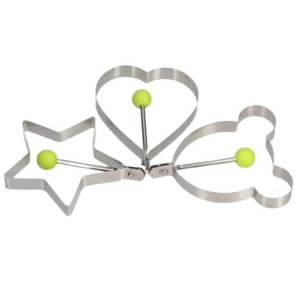 Stainless Steel Egg Shaper (Pack of 3)