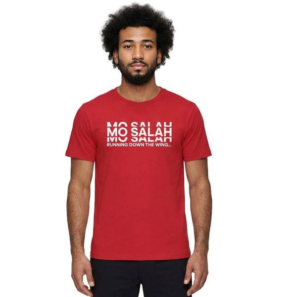 Bufftee MO SALA Word Illusion- Running Down The Wing - Red T-shirt