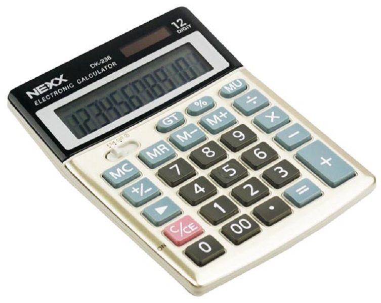 Nexx DK238 12 Digit Desktop Calculator.