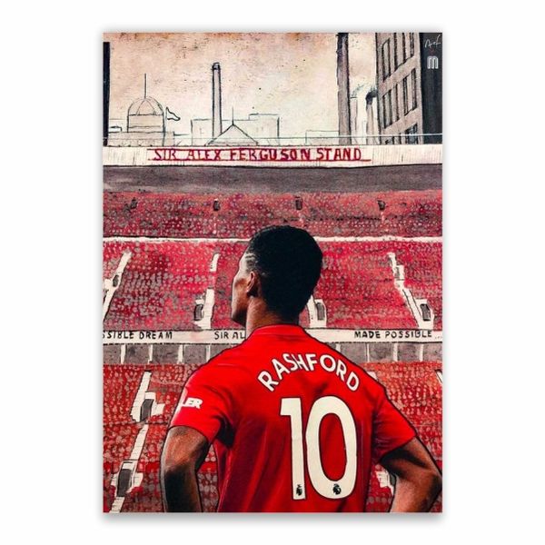 Rashford Sir Alex Ferguson Stand - A1 Poster