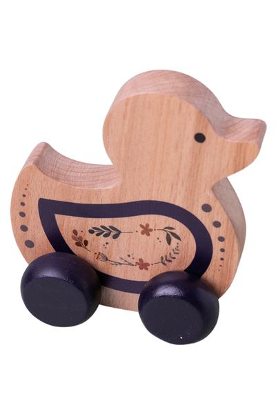 Grow Baby ~ Wooden Bird Push Toy