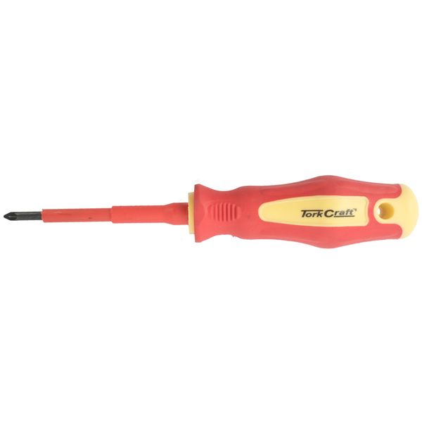 Tork Craft - Screwdriver Insulated Pozi.No.1 x 80mm Vde - 5 Pack