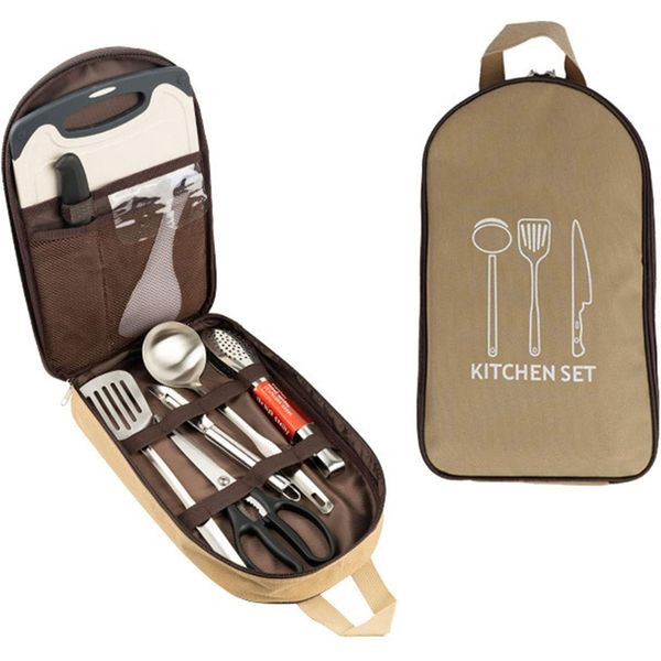 Camp Kitchen Cooking Utensil Set Camp Cooking Utensils for Outdoor