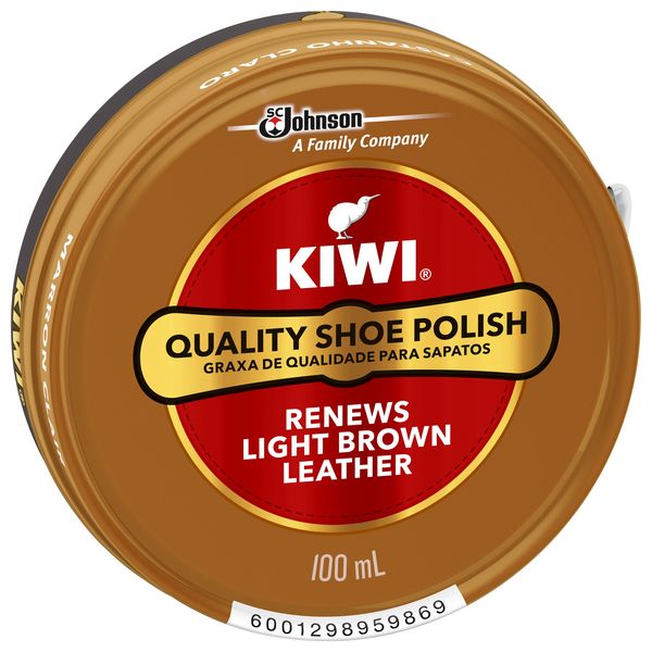 Kiwi Shoe Polish Light Brown 100ml