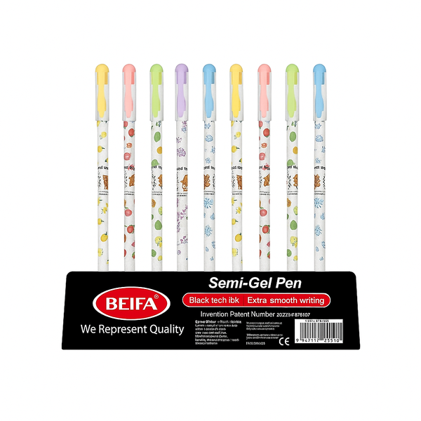 Semi-Gel Pen Set - 0.5mm -100 Pens
