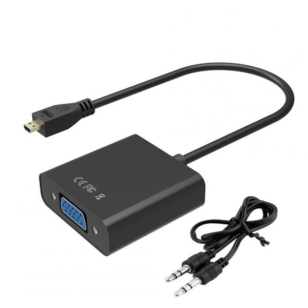 Micro HDMI to VGA Adapter with Audio