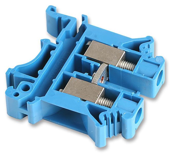 Phoenix Contact (UT 10) DIN Rail Mount Terminal Block, 2 Ways, 20 AWG