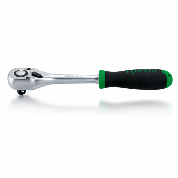 TOPTUL 1/2" Drive Ratchet Wrench - Chrome Vanadium Heavy Duty Tool
