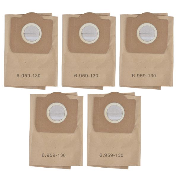 5Pcs Compatible With Karcher WD3200/WD3500 Vacuum Dust Bag Accessory