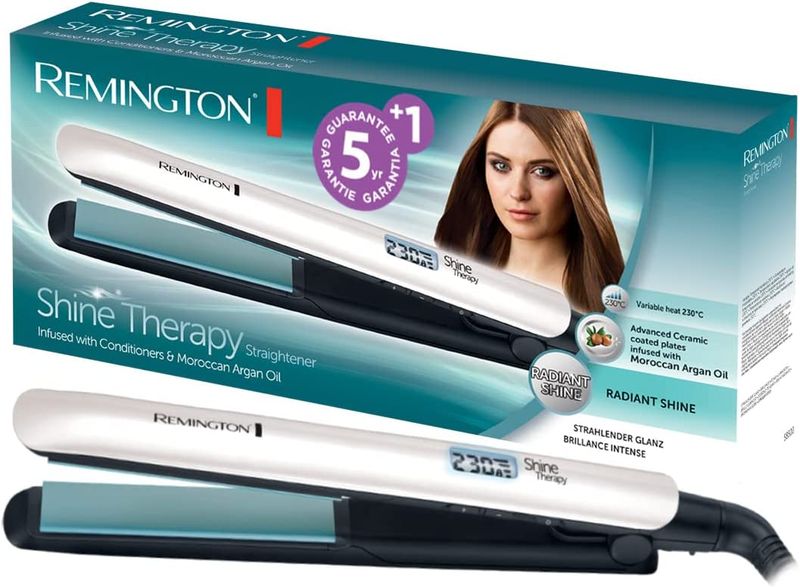 Remington Shine Therapy Advanced Ceramic Hair Straighteners - S8500