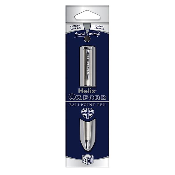 Helix Oxford Ball Pen – Stainless Steel