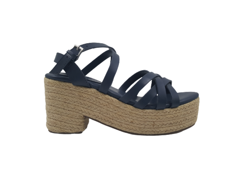 Green Coast Ladies Platform Sandals - Navy | Shop Today. Get it ...