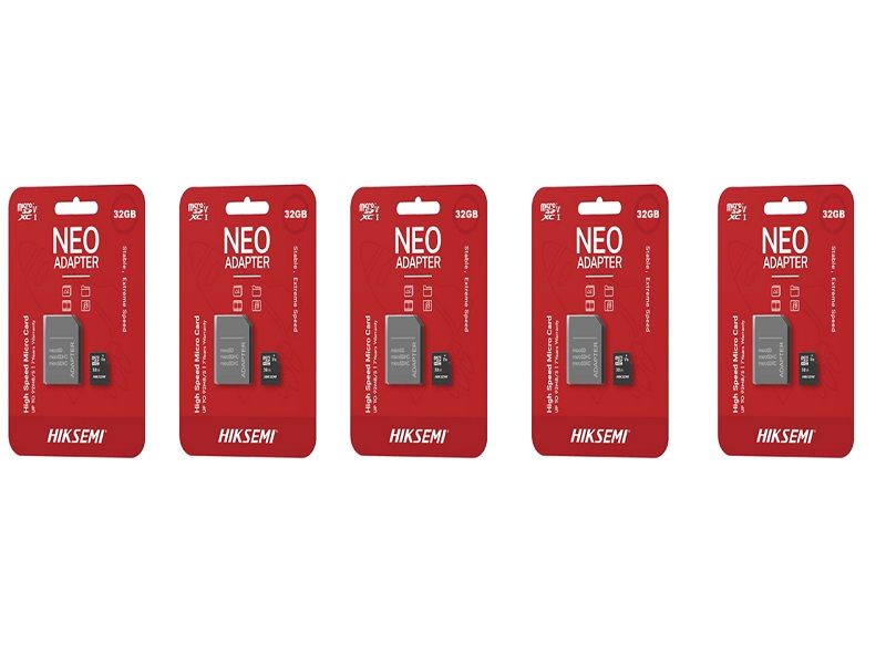 Hiksemi Neo Adapter 32GB Micro SD Card (Pack of 5)