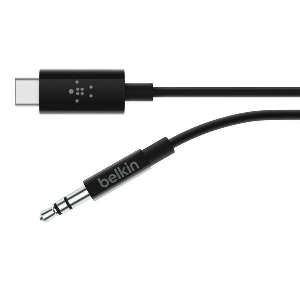 Belkin RockStar 3.5mm Audio Cable with USB-C Connector - 0.9m