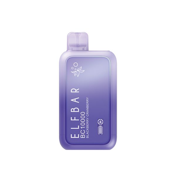 Elf Bar 10000 Puffs Disposable Vape - Blackberry Cranberry - 2 Pack