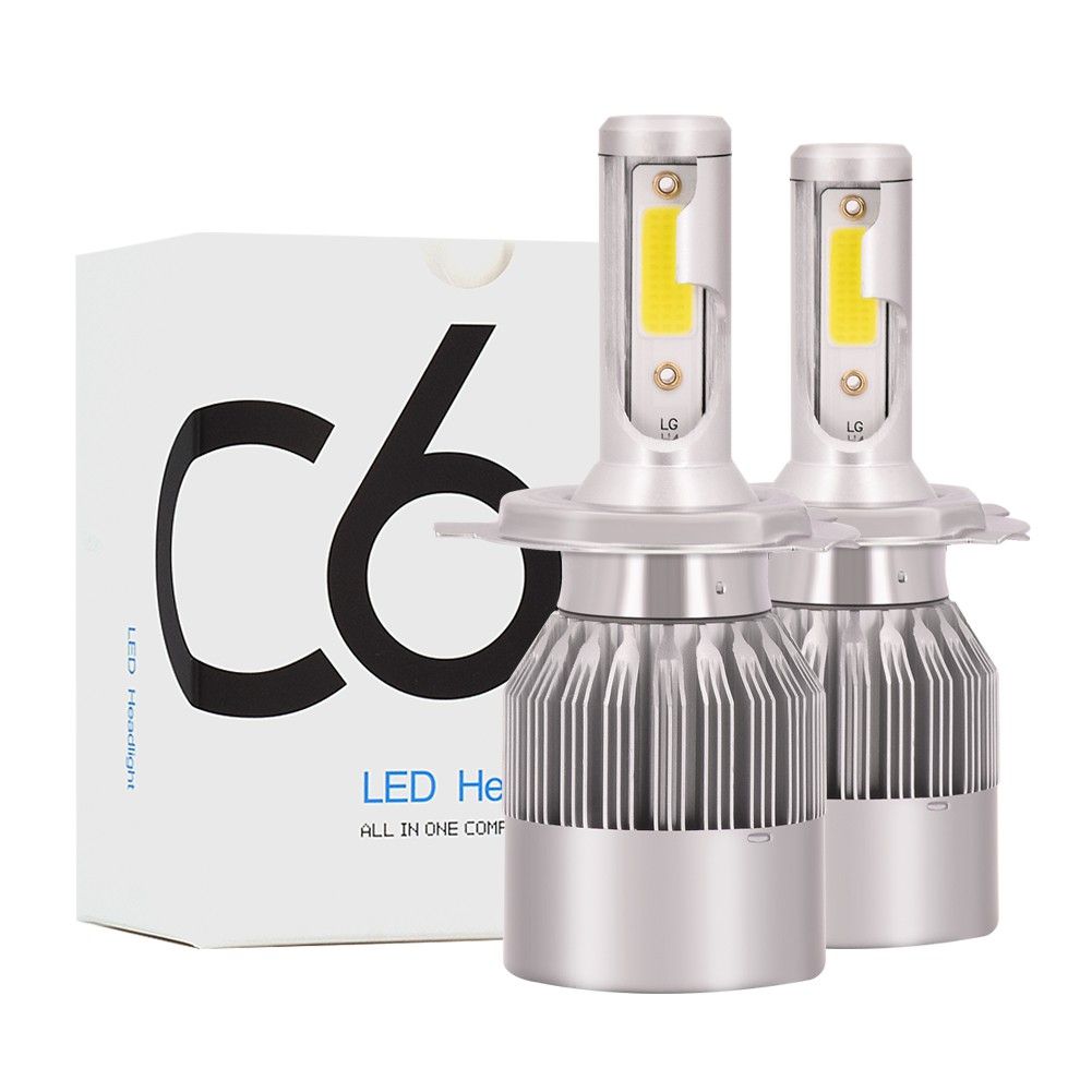 C6 H3 LED Headlight 6000K colour All In One Compact Design, Shop Today.  Get it Tomorrow!