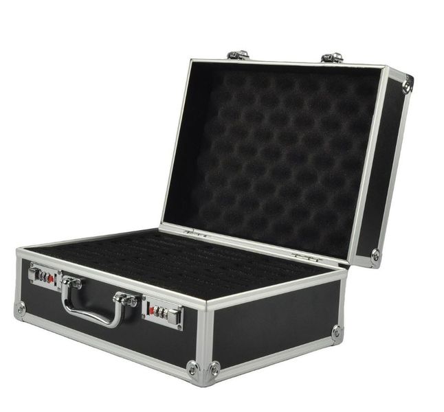 Protective Carry Case with Pick &amp; Pluck Foam and Combination Lock