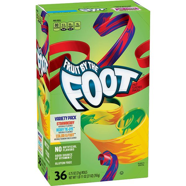 Betty Crocker Snacks Fruit By The Foot Variety Pack Sweet Rolls - Box of 36