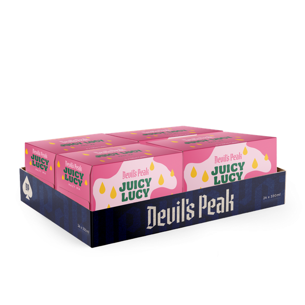 Devil's Peak Juicy Lucy Hazy IPA - 24 x 330ml CANS