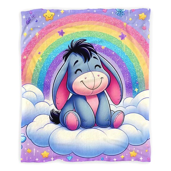 Little Donkey Minky Blanket