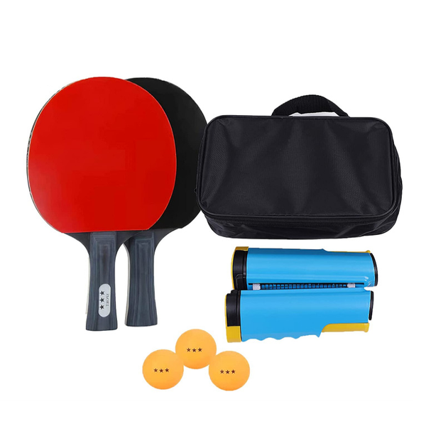 Adjustable Portable Table Tennis Net And Racket Set