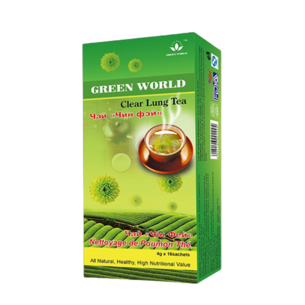 Green World Clear Lung Tea.
