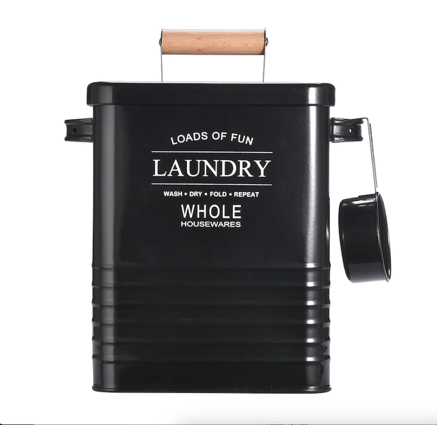 Home Laundry Storage Bin With Lid And Handle - 23cm