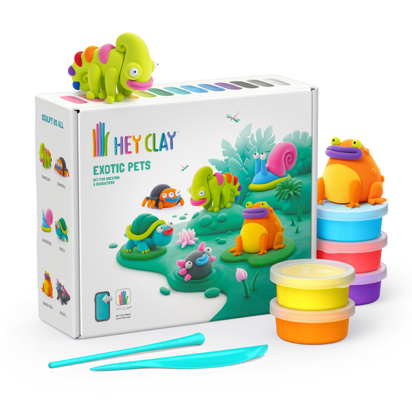 Hey Clay - Modelling Air-Dry Clay with Fun Interactive App - Exotic Pets