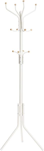 182cm Metal Hall Tree Coat Rack - Hat &amp; Clothes Stand with Hooks