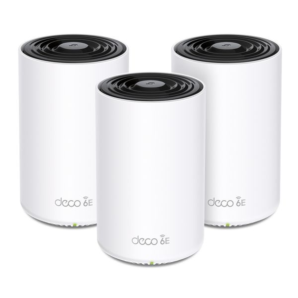 TPLINK DECO XE75 3 Pack AXE5400 Tri-Band MESH WI-FI 6E System