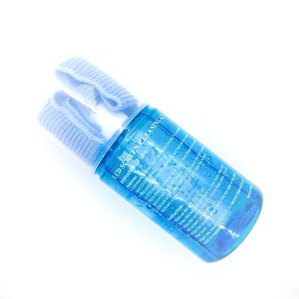 Cleaning Liquid + Cloth for LCD Monitor, Cellphone, Camera - 200ml