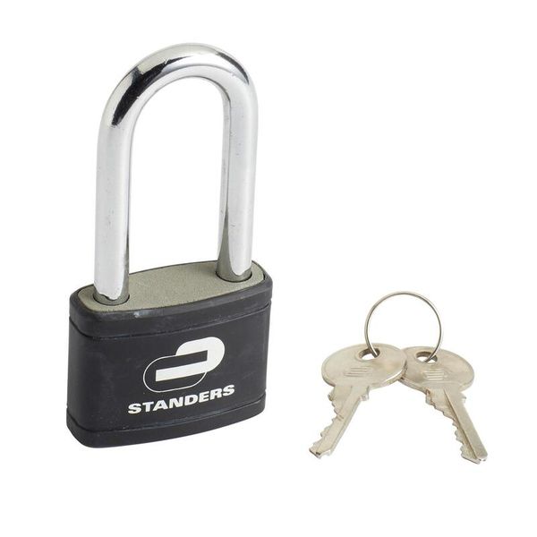 1 Inside My House Key Padlock Long Shackle 54mm, Cast Iron